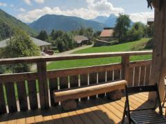 Chalet Les Franchettes - Terrace and view