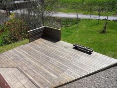 Chalet Étoile des Neiges - The front terrace and garden