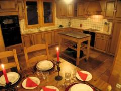 Chalet Boucherie - Open plan kitchen