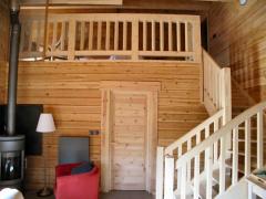Demi Chalet La Cascade - The galleried mezzanine