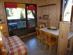 Appt. Le Fayard - The living space and balcony