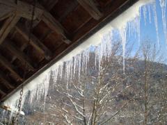 Ferme Samoens - The farm in winter