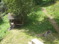 Ferme Sapin - Traditional mazot building in the garden