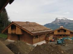 Grand Chalet la Foret - The back of the chalet