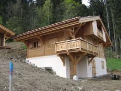 Grand Chalet la Foret - Side and front elevations and balconies