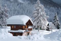 Chalet Frasserands - The chalet in the snow