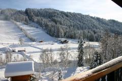 Apartment 2 Girolles - The piste from the apartment