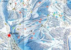 Appt. Le Hameau des Fés #6 - The piste map