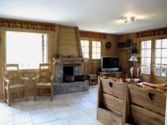 Demi Chalet ISBA 1 - The lounge area and fireplace
