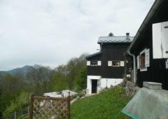 Chalet Etry - The 3 buildings (roof of garden chalet lower left of picture)