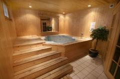 Chalet Kiana - The sauna and jacuzzi