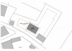 Land Bas Thex - The plot of land showing plans for one new chalet