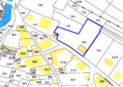 Land Bas Thex - The position of the plot within the hamlet