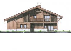 Land Vallons - Existing plan for chalet on the land
