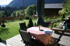 Chalet La Perriere - The terrace