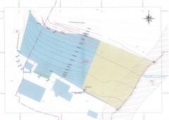 Land Le Frene - The cadastral plan of the land