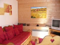 Chalet le Roc - Living room independent apartment