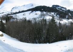 Terrain Les Faux - The view in winter