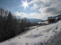 Terrain Les Faux - The plot in the winter