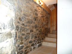 Apartment Les Rasses - Exposed stonework in the chalet