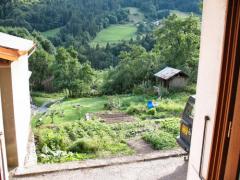 Maison Bas Thex - The vegetable plot viewed from the house