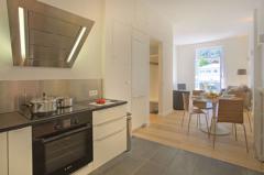Appt. Le Majestic - The kitchen and dining area