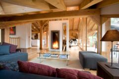 Chalet Maya - The living room, lounge area