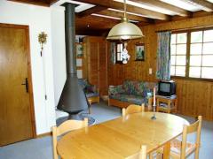 Chalet Mimi - The living/dining room