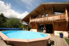 Chalet Nant Cruy - The swimming pool