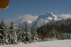 Chalet Nant Cruy - View of Chamonix valley from the chalet