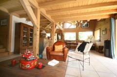Chalet Nant Cruy - The living room