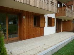 Apartment Le Pas au Loup - Large terrace area
