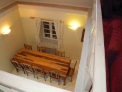Chalet Prêles - Dining area from mezzanine