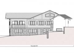 Chalet du Rocher, Appt. T2b - West face