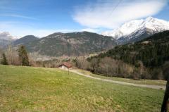 Terrain Les Recourbes, Lot 3 - The land and the view of Mont Blanc
