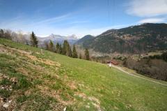 Terrain Les Recourbes, Lot 4 - The view towards Saint Gervais