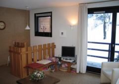 Apartment Relais - Living room and balcony