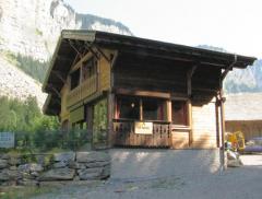 Chalet Requat - With the cliffs at Prodains behind