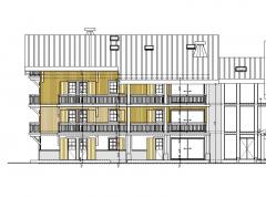 Appt. Riviéres des Montagnes, 14 - Plans for the facade