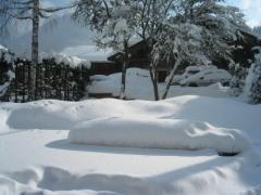 Chalet Rufus - The gardens in wintertime