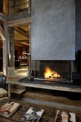Chalet Sochi - The fireplace
