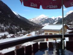 Appt. Studio 60C, La Toison Blanche - The view from the apartment balcony