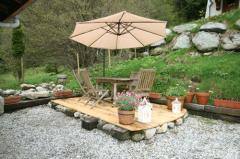 Chalet Tounet - The terrace and garden