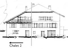 Chalet Touvière 2 - Architects impression (sketch - Front)
