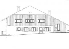 Chalet Touvière 2 - Architects impression (Latest - Back)