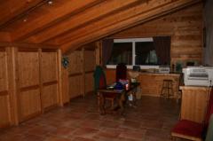Farm and Barn Van Houcke - The bedroom (currently a study) in the barn