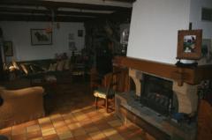 Farm and Barn Van Houcke - Living room and fireplace