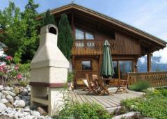 Chalet Vernay - The terrace and garden
