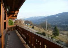 Chalet Verney - The view from the balcony