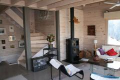 Le Chalet Vert - The living room